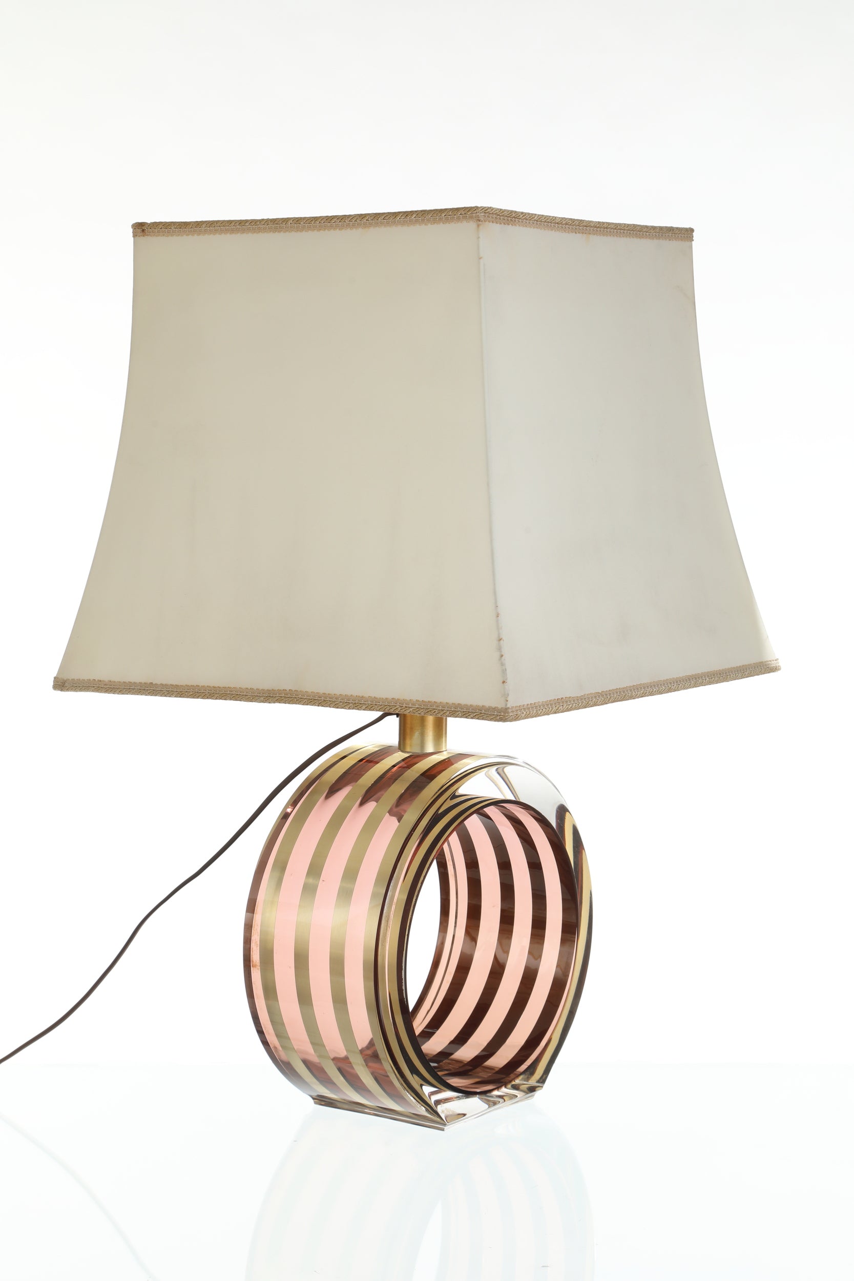 70s plexiglass lamp