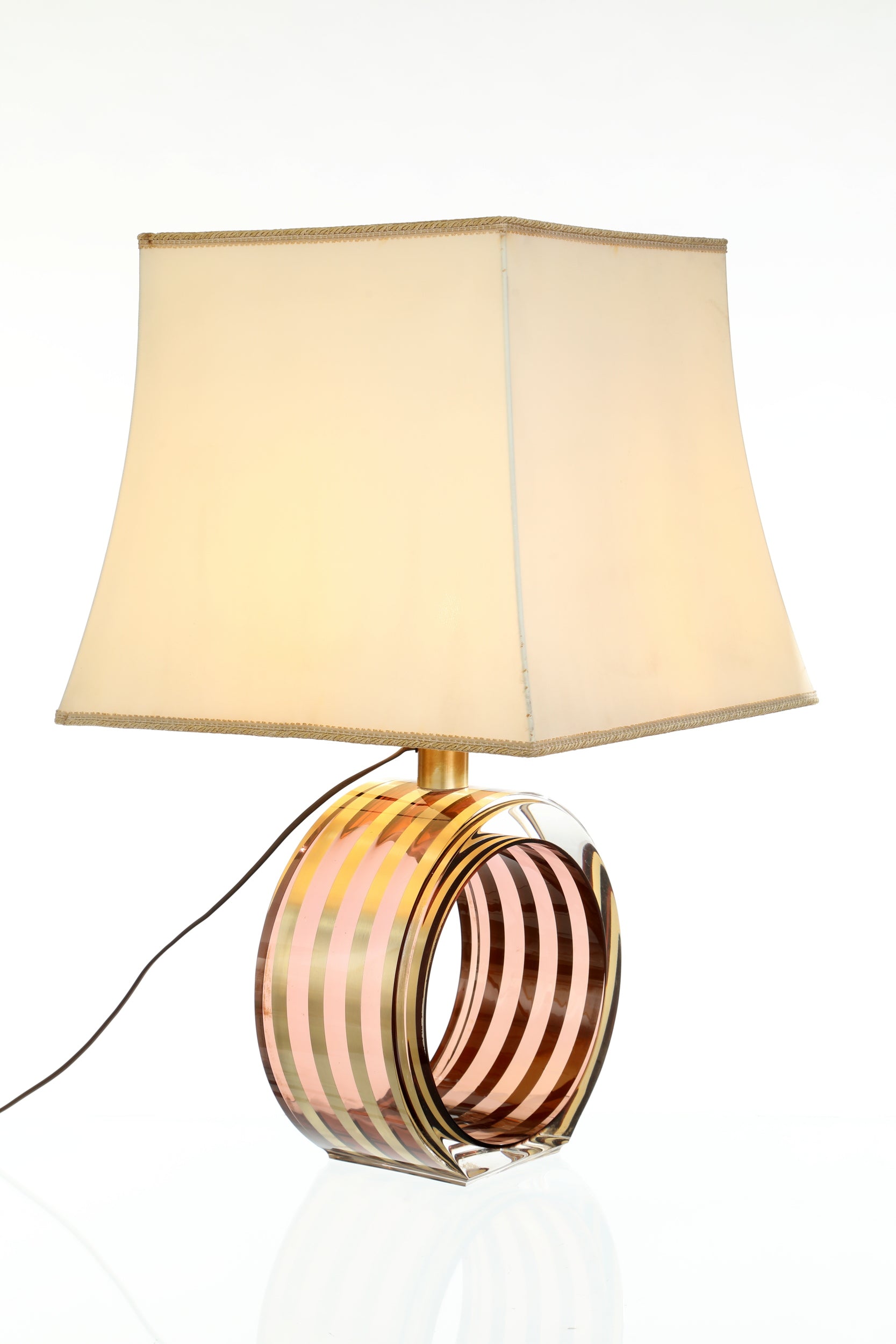 70s plexiglass lamp