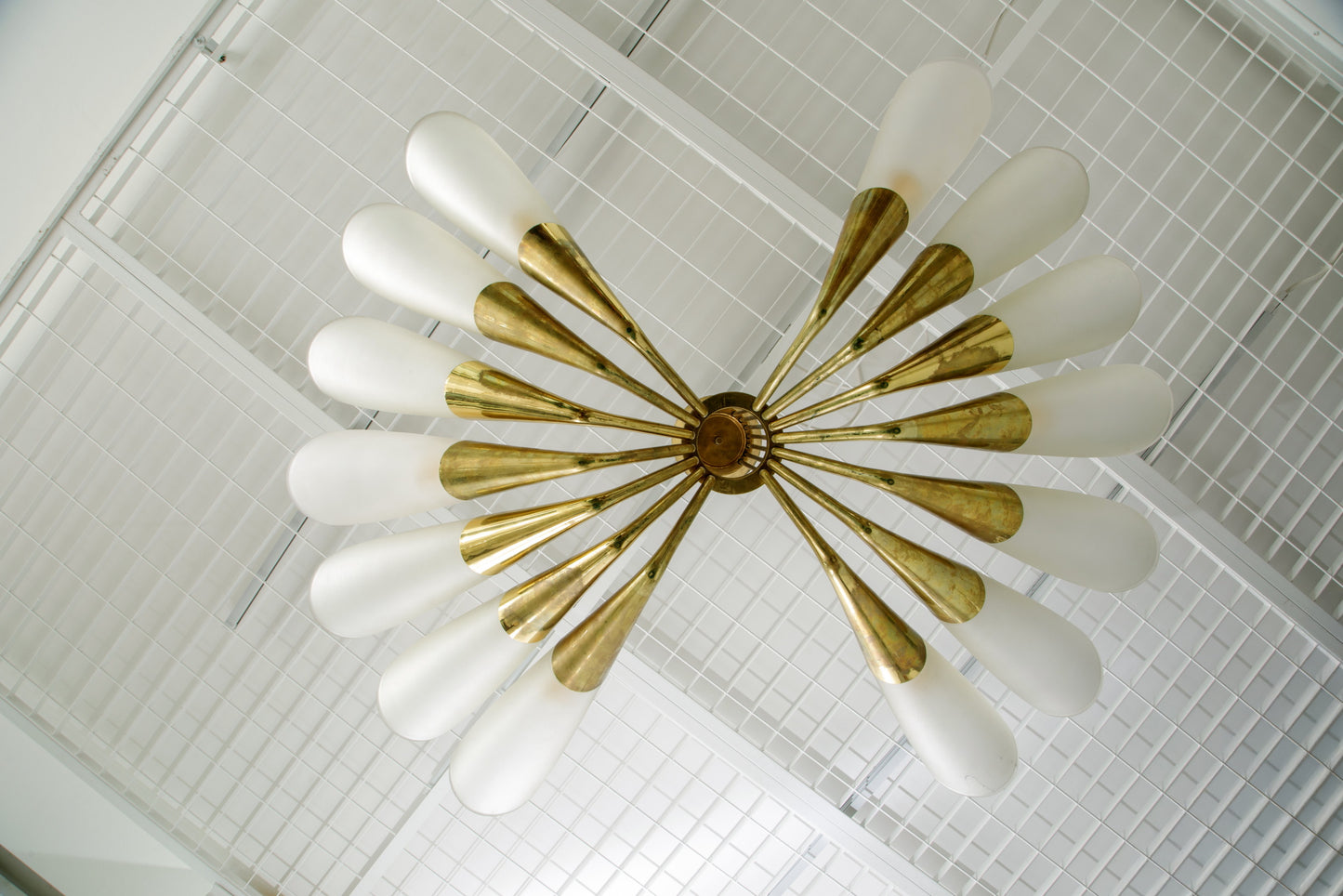 Lampadario Max Ingrand prod Fontana Arte 1955