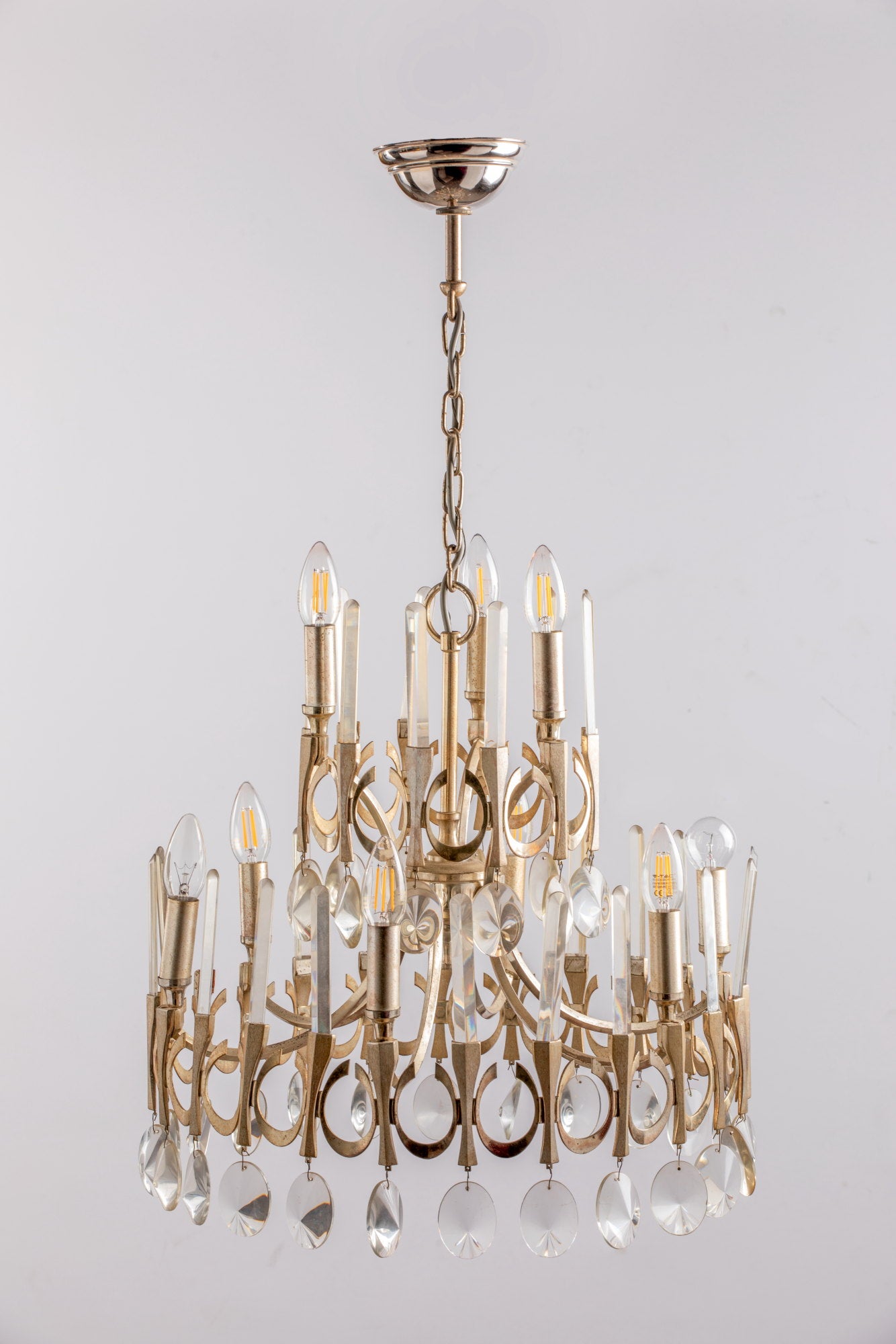 Lampadario Gaetano Sciolari anni 60