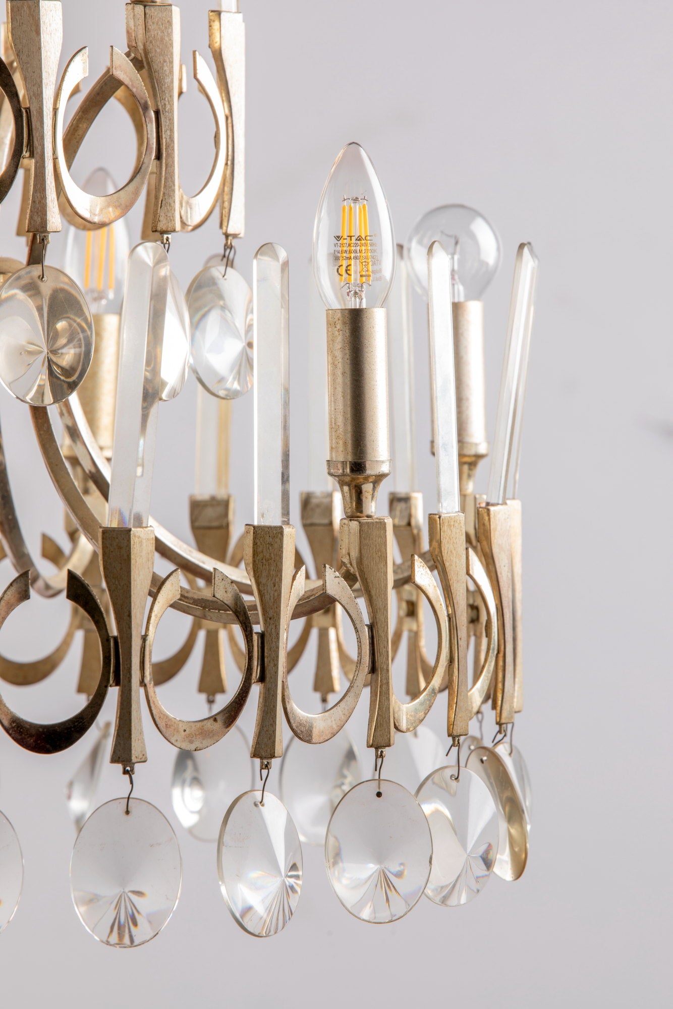 Lampadario Gaetano Sciolari anni 60