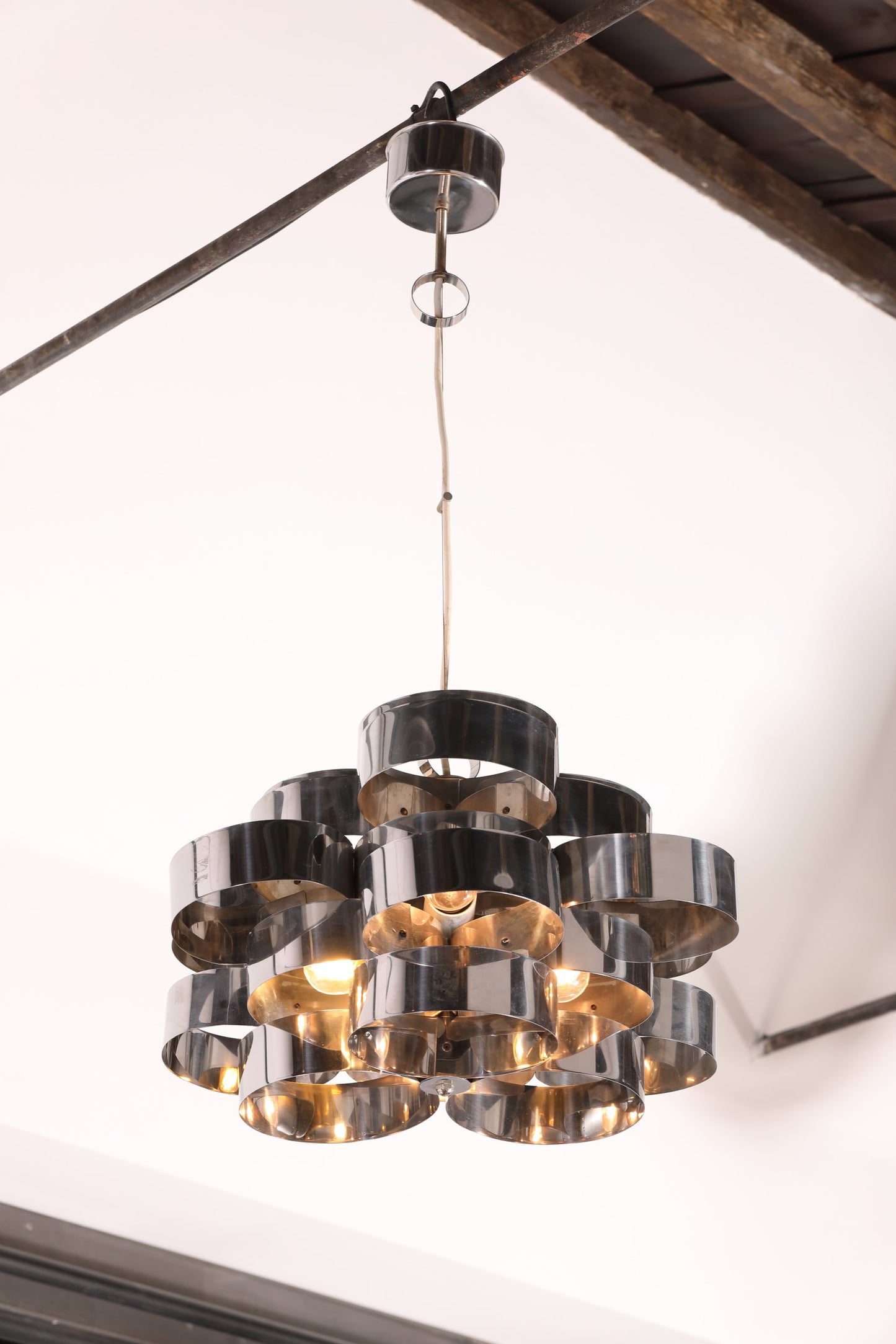 Space Age beehive chandelier