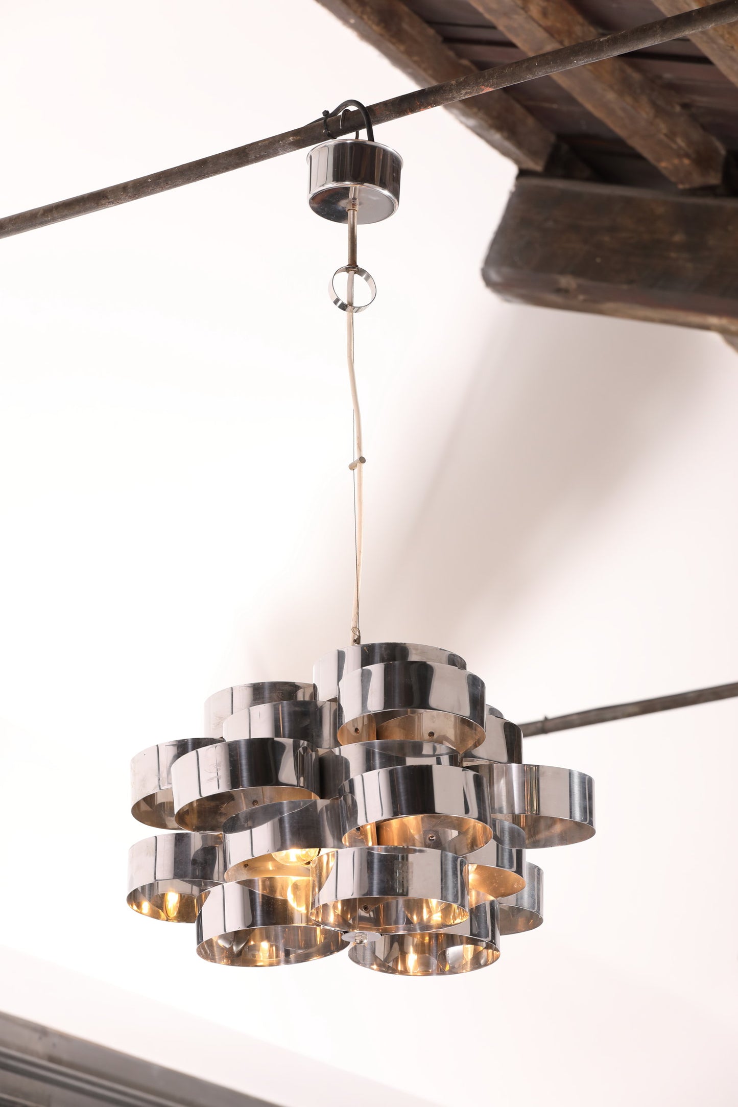 Space Age beehive chandelier