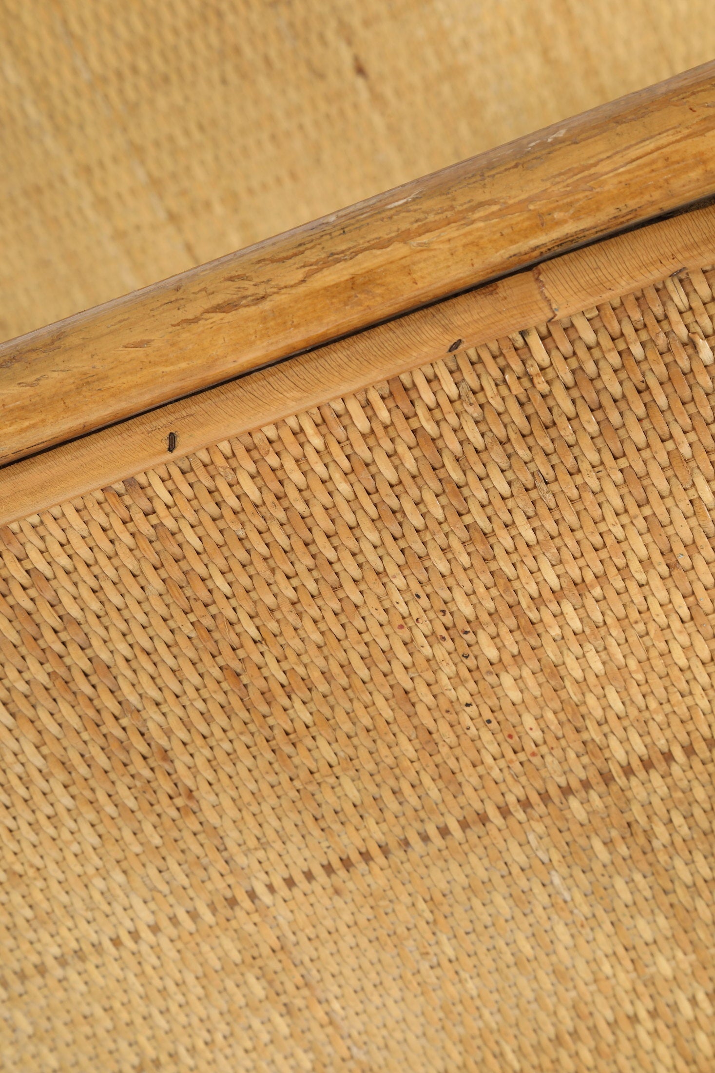 70s rattan outdoor bookcase