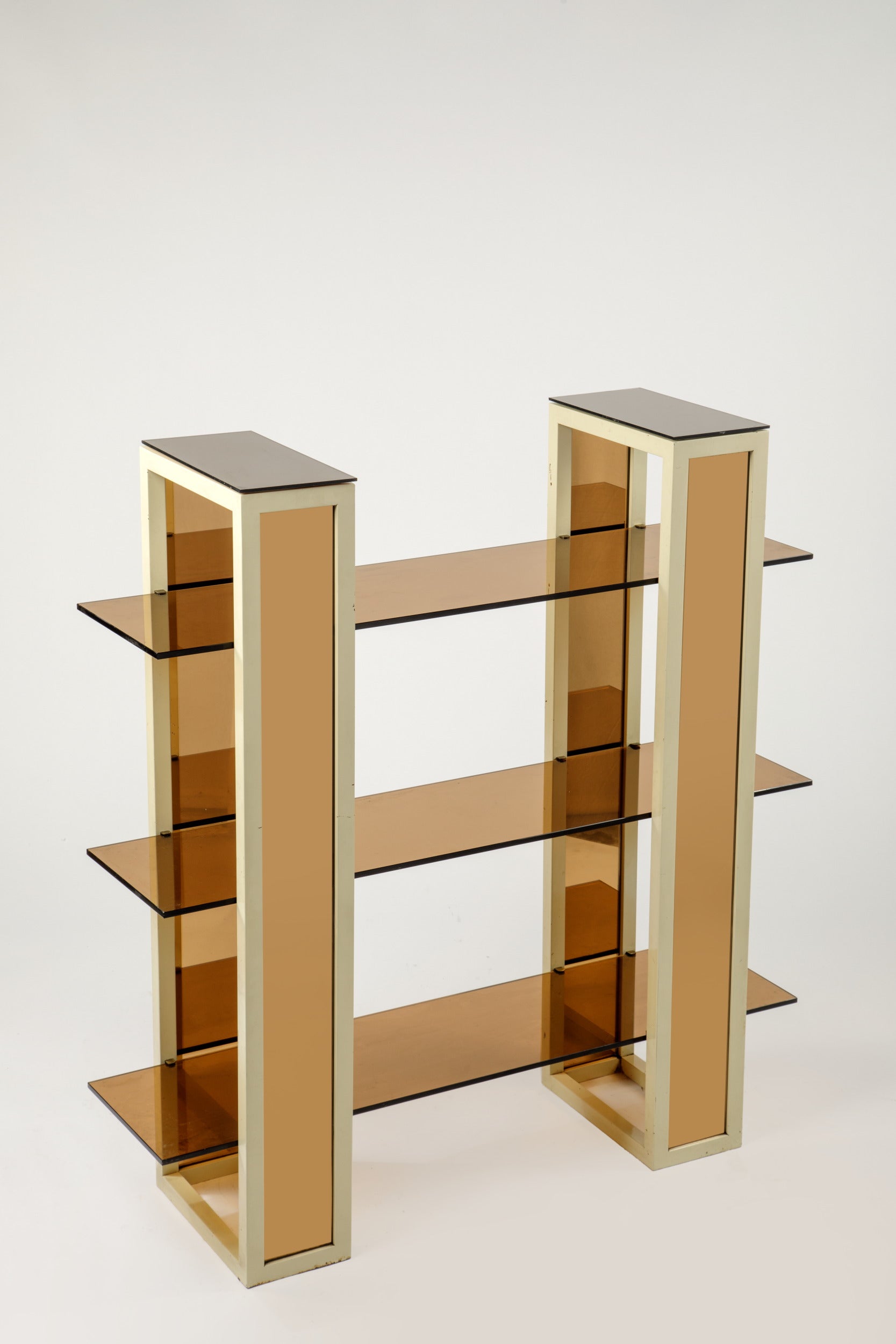 1970s lacquered bookcase