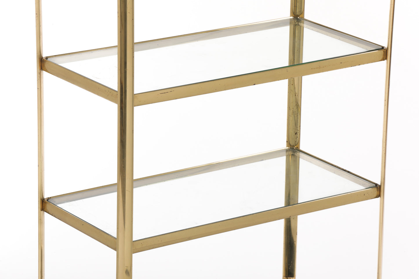 Mauro Lipparini brass bookcase 1970