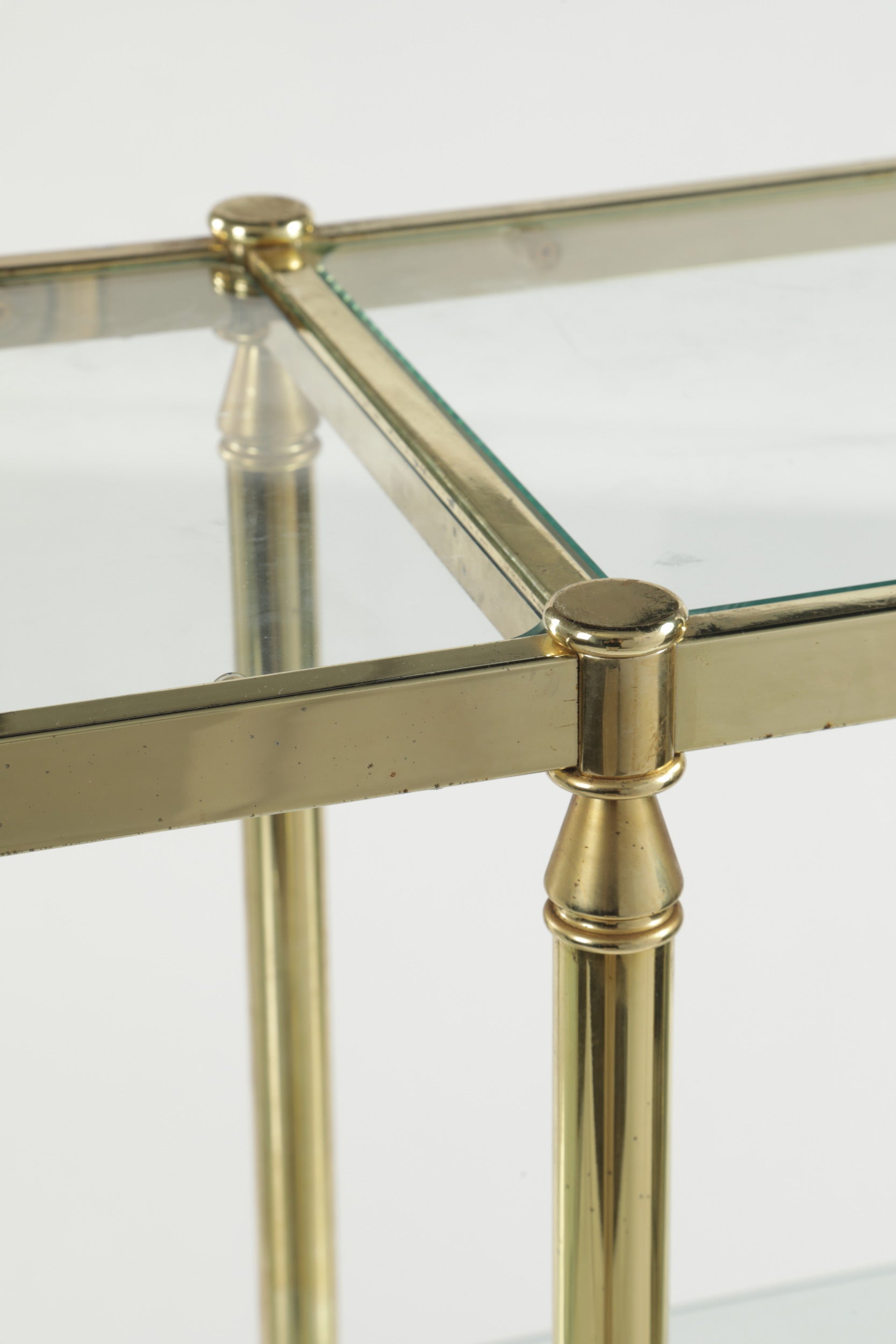 Brass bookcase from the 70s