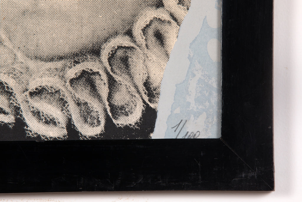 Mimmo Rotella silkscreen from the 70s