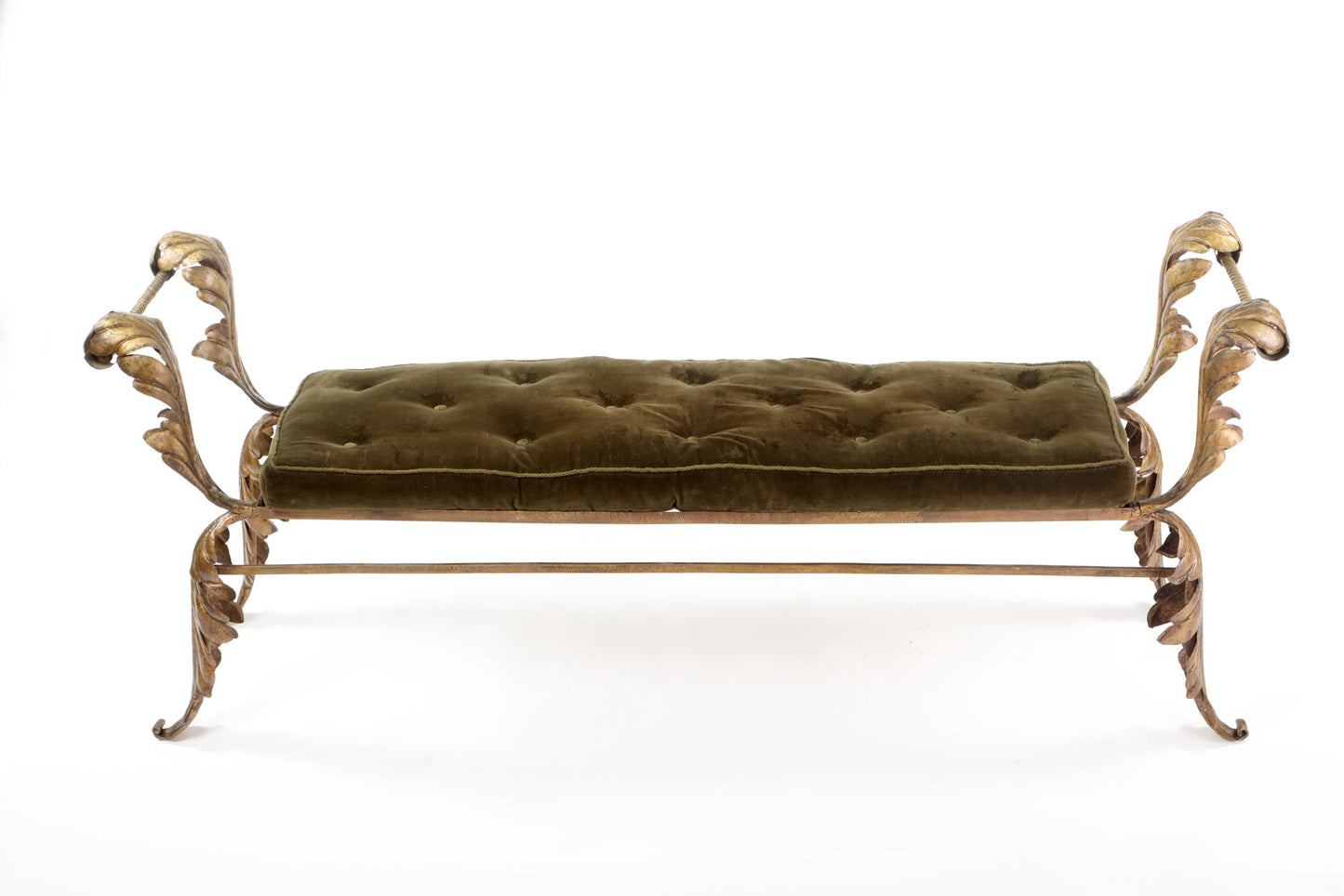 Pierluigi Colli bench from the 1950s in wrought iron