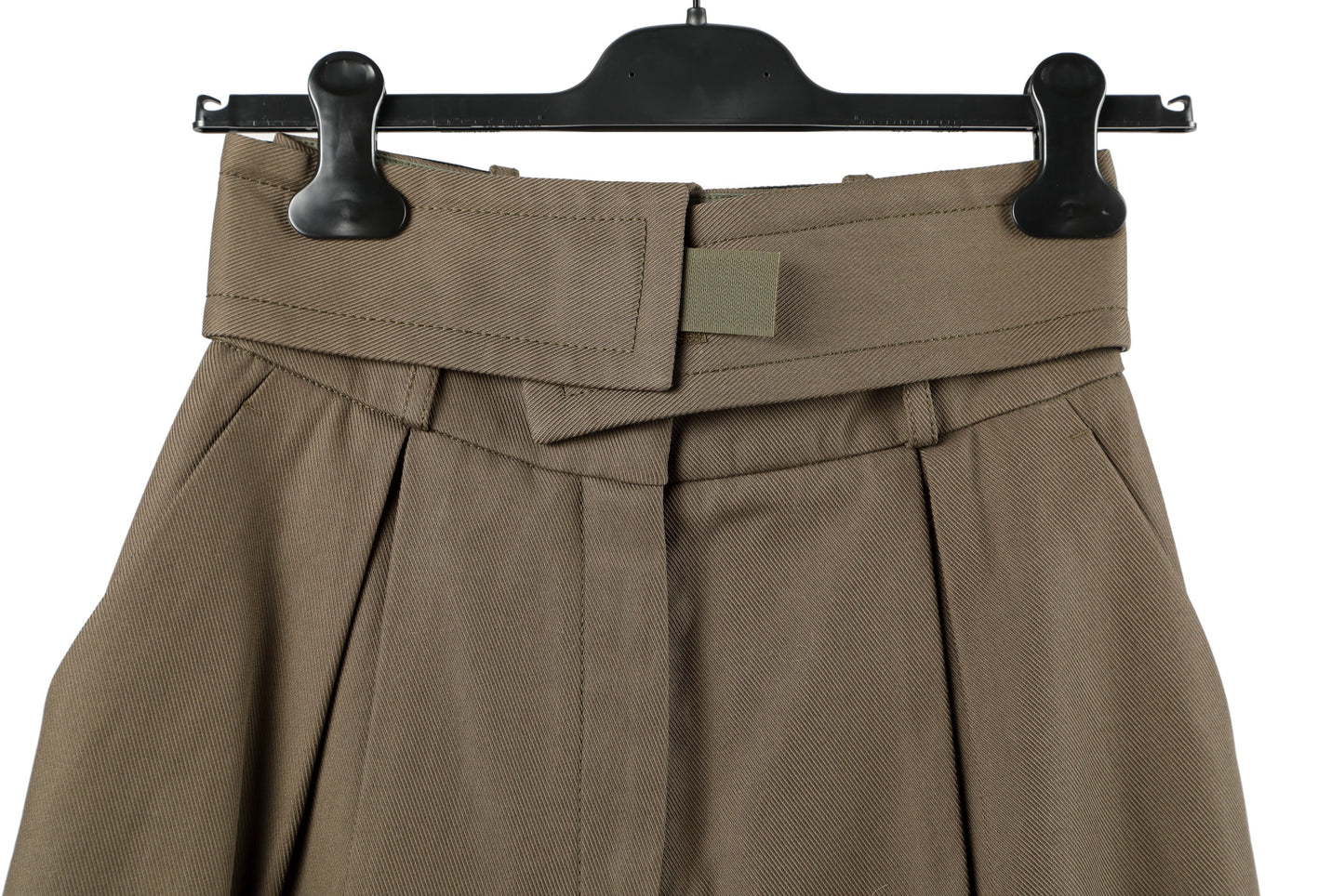 Fendi military green heavy cotton trousers