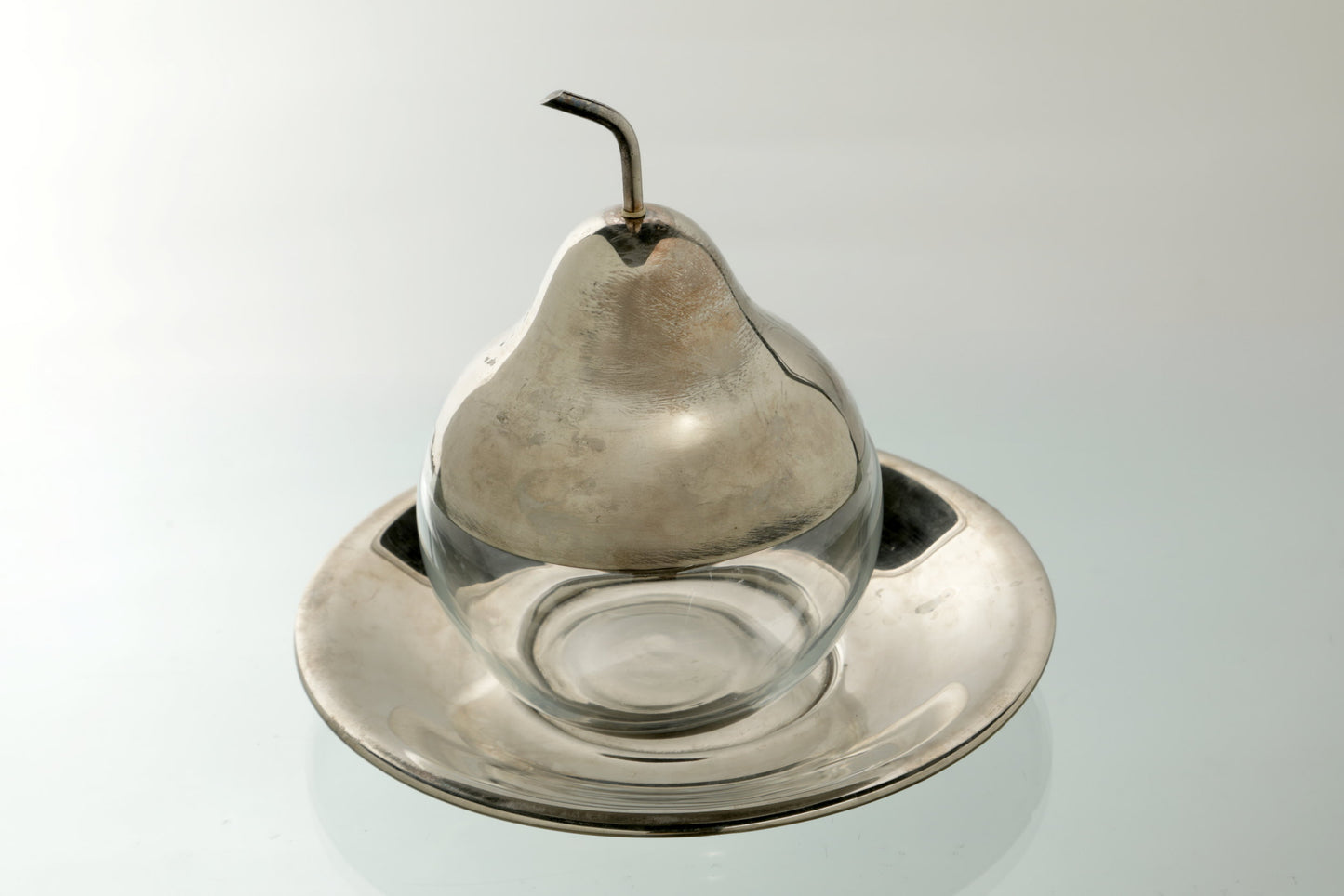 Steel and glass pear box from the 70s