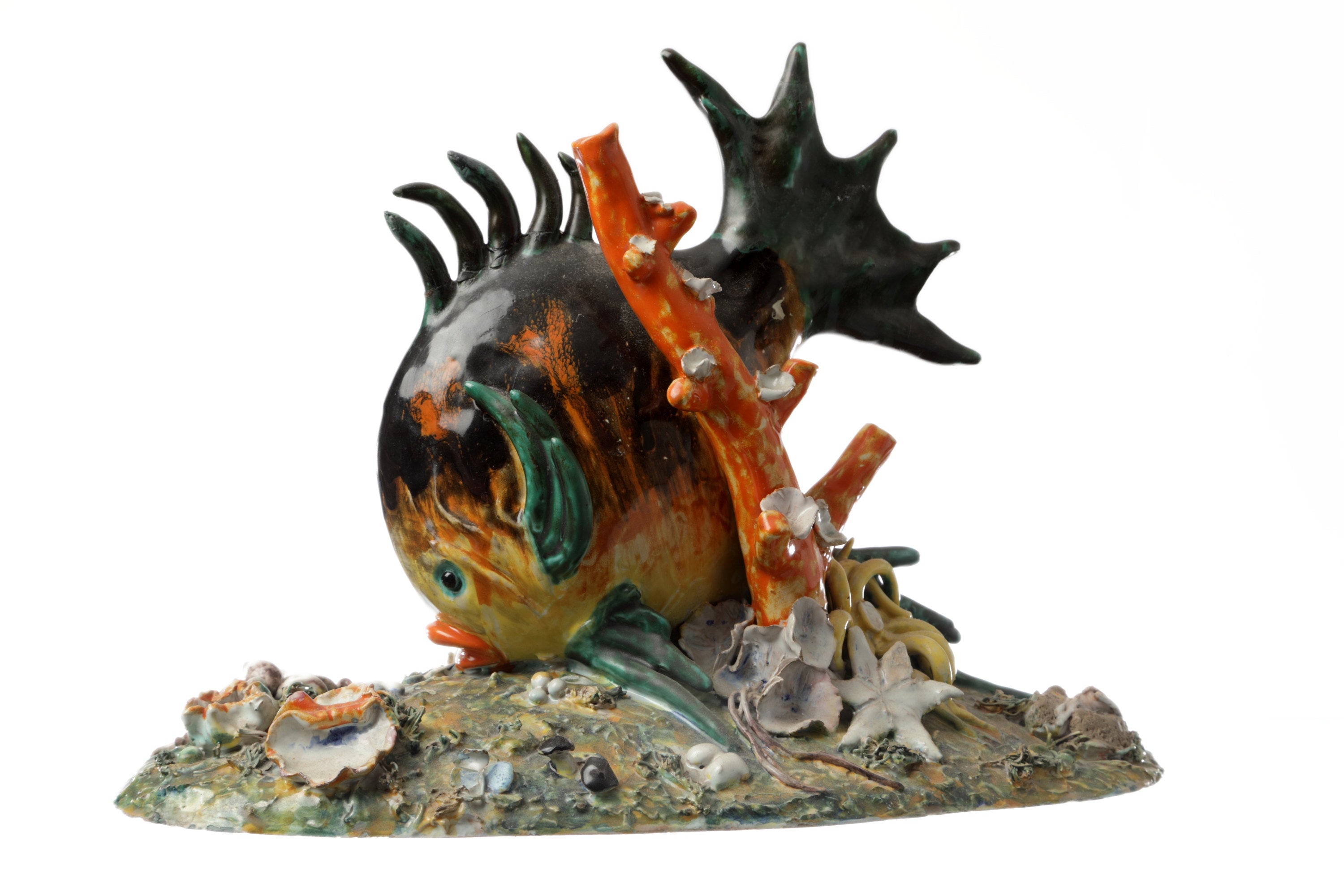 Pesce in ceramica anni 60 Eugenio Pattarino