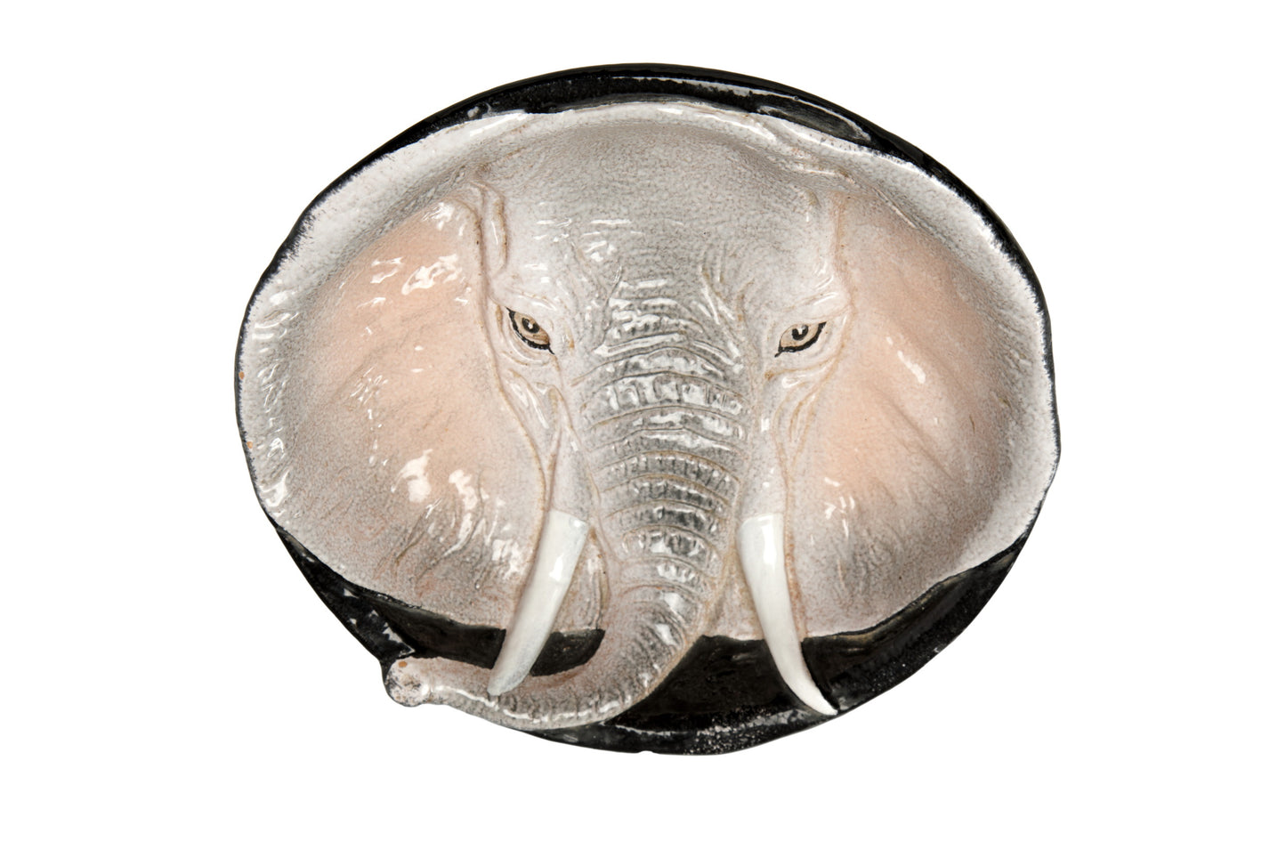 Elephant ceramic plate from the 60s