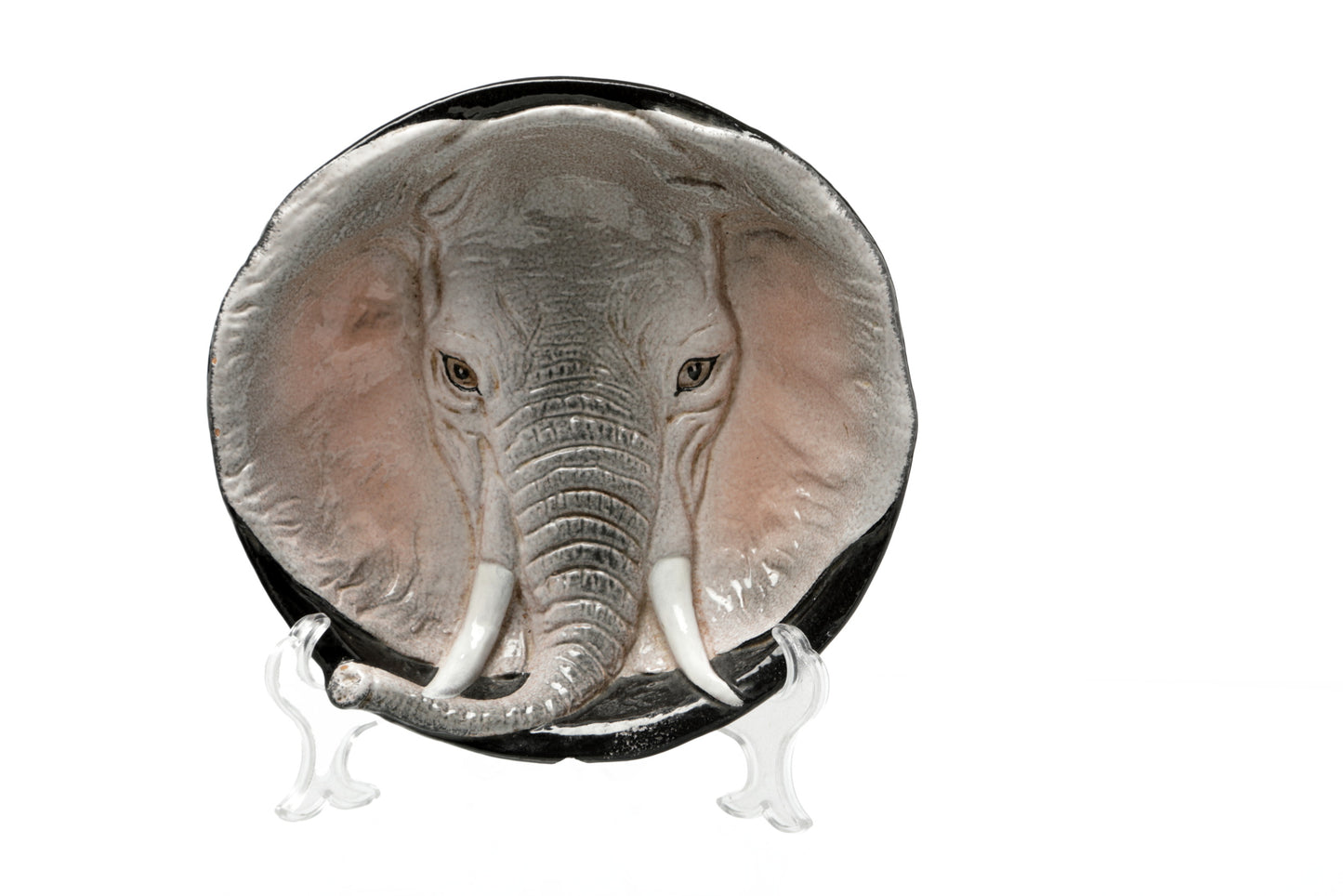 Elephant ceramic plate from the 60s