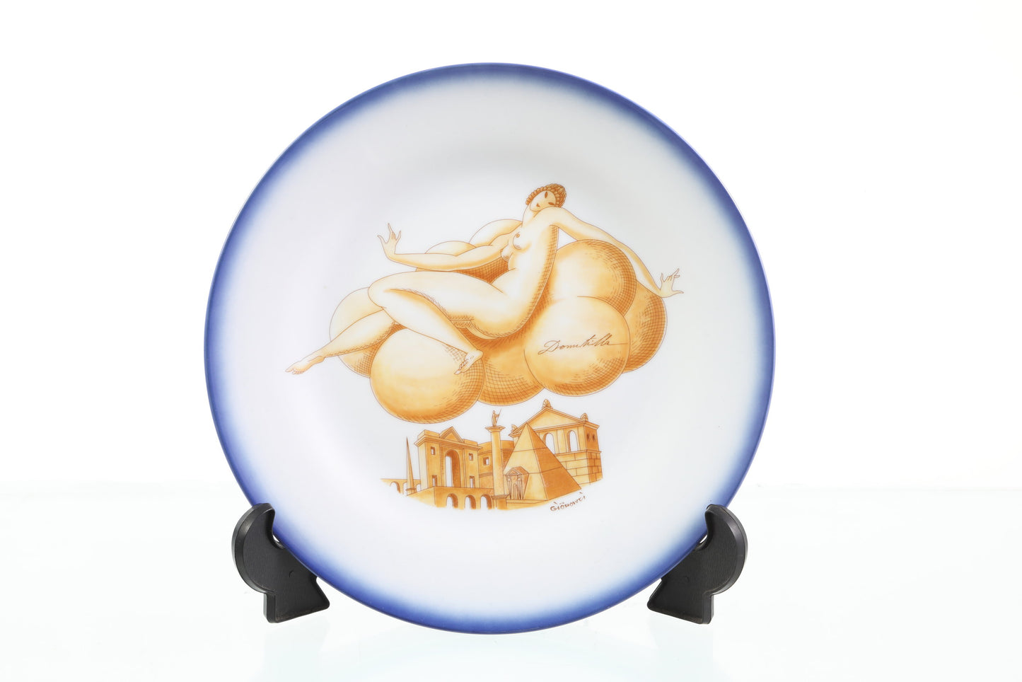 Gio Ponti Domitilla porcelain plate from the My Women series