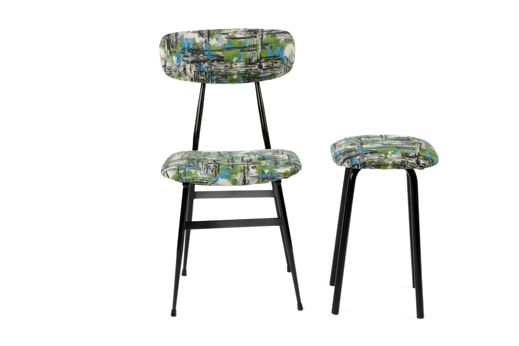 Small chair with bench from the 60s
