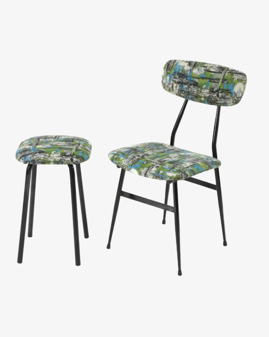 Small chair with bench from the 60s