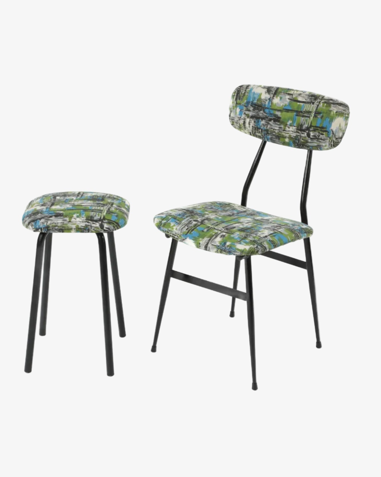 Small chair with bench from the 60s