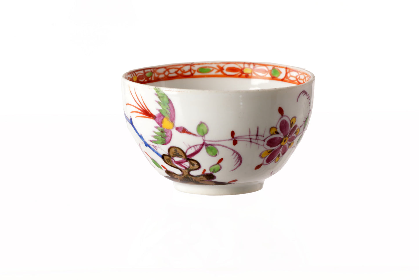 Small meissen porcelain cup with oriental decoration