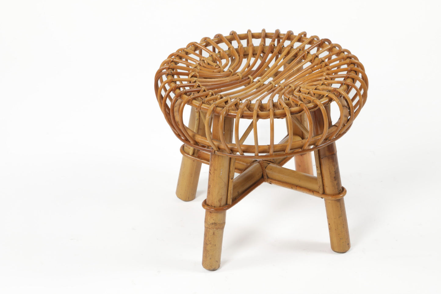 Small bamboo stool