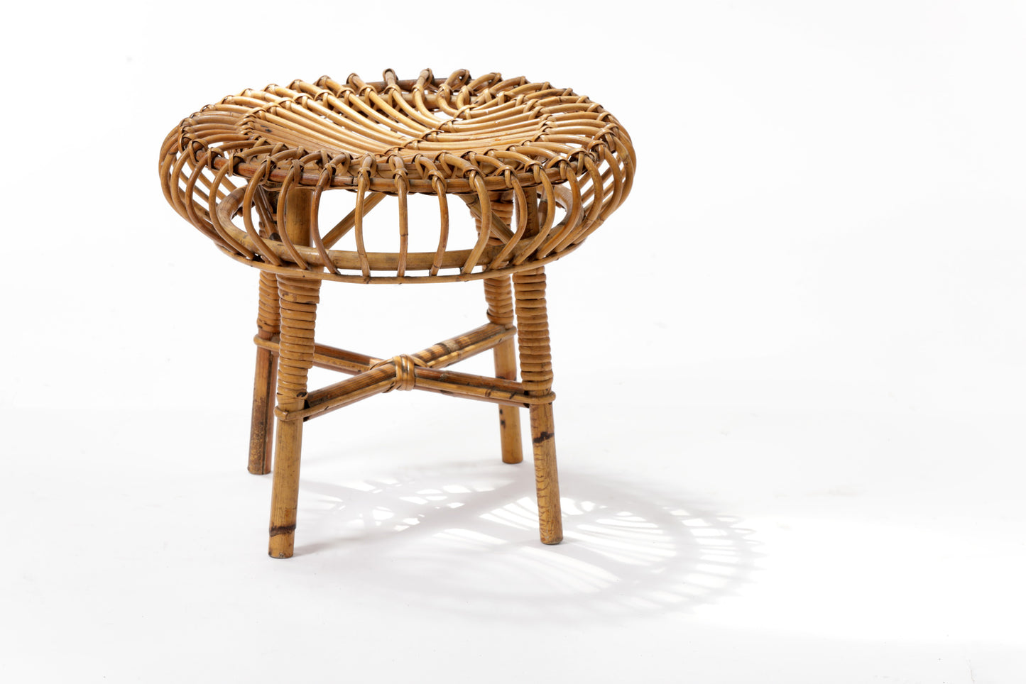 Small bamboo stool from the 60s