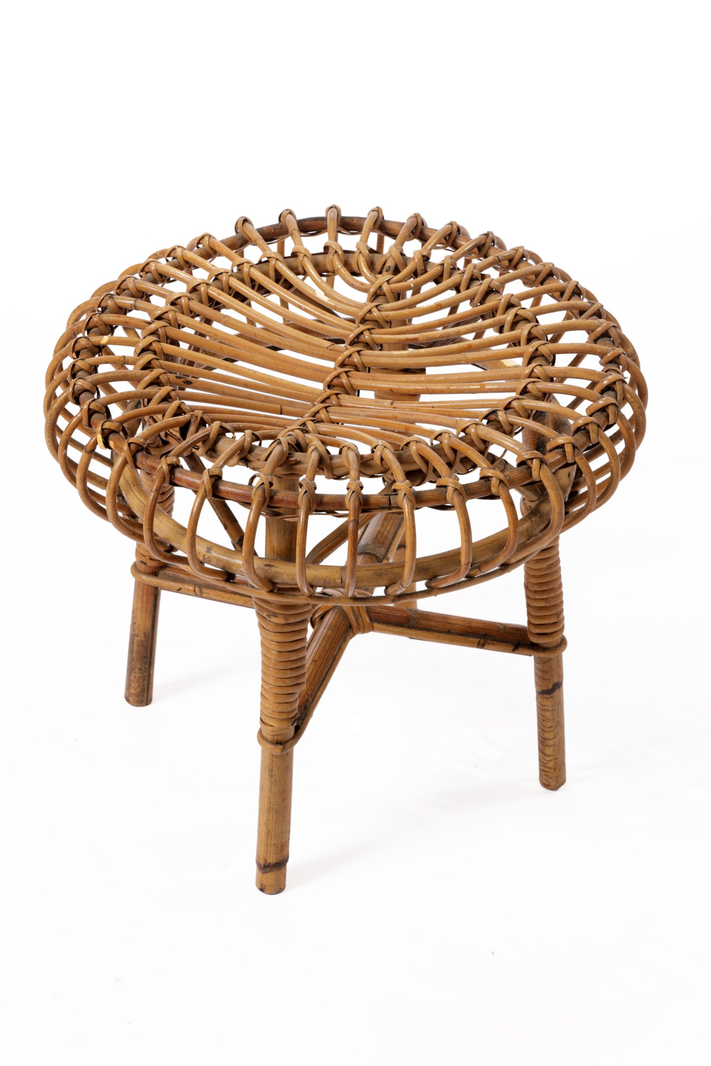 Small bamboo stool from the 60s