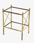 Small 50's brass table