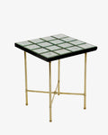 Small glass tile table from the 50s