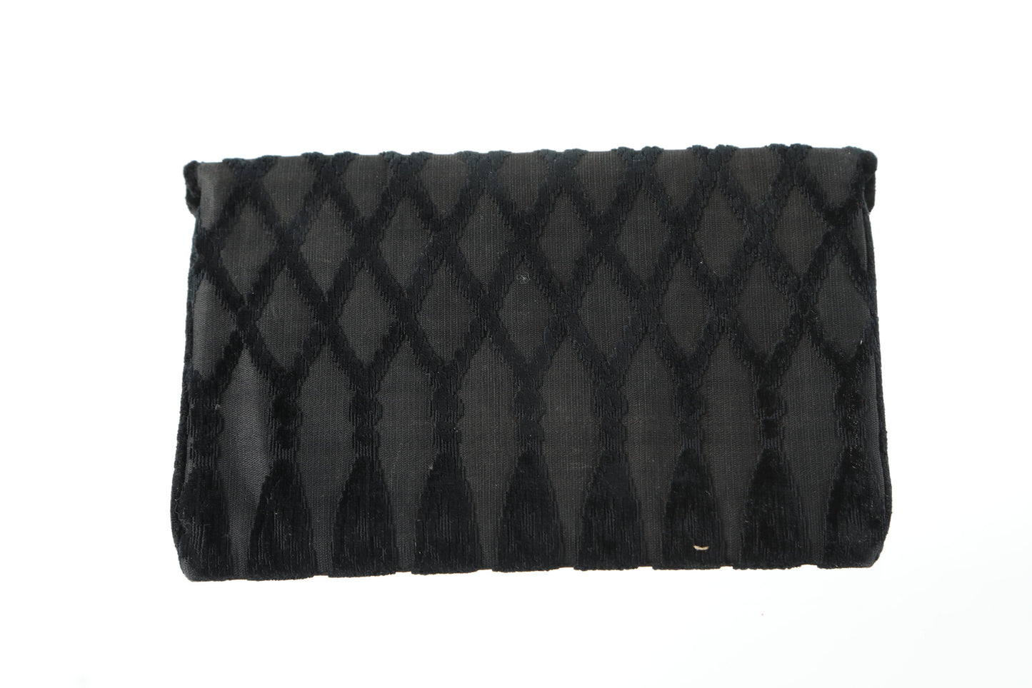 Roberta di Camerino black clutch bag from the 60s