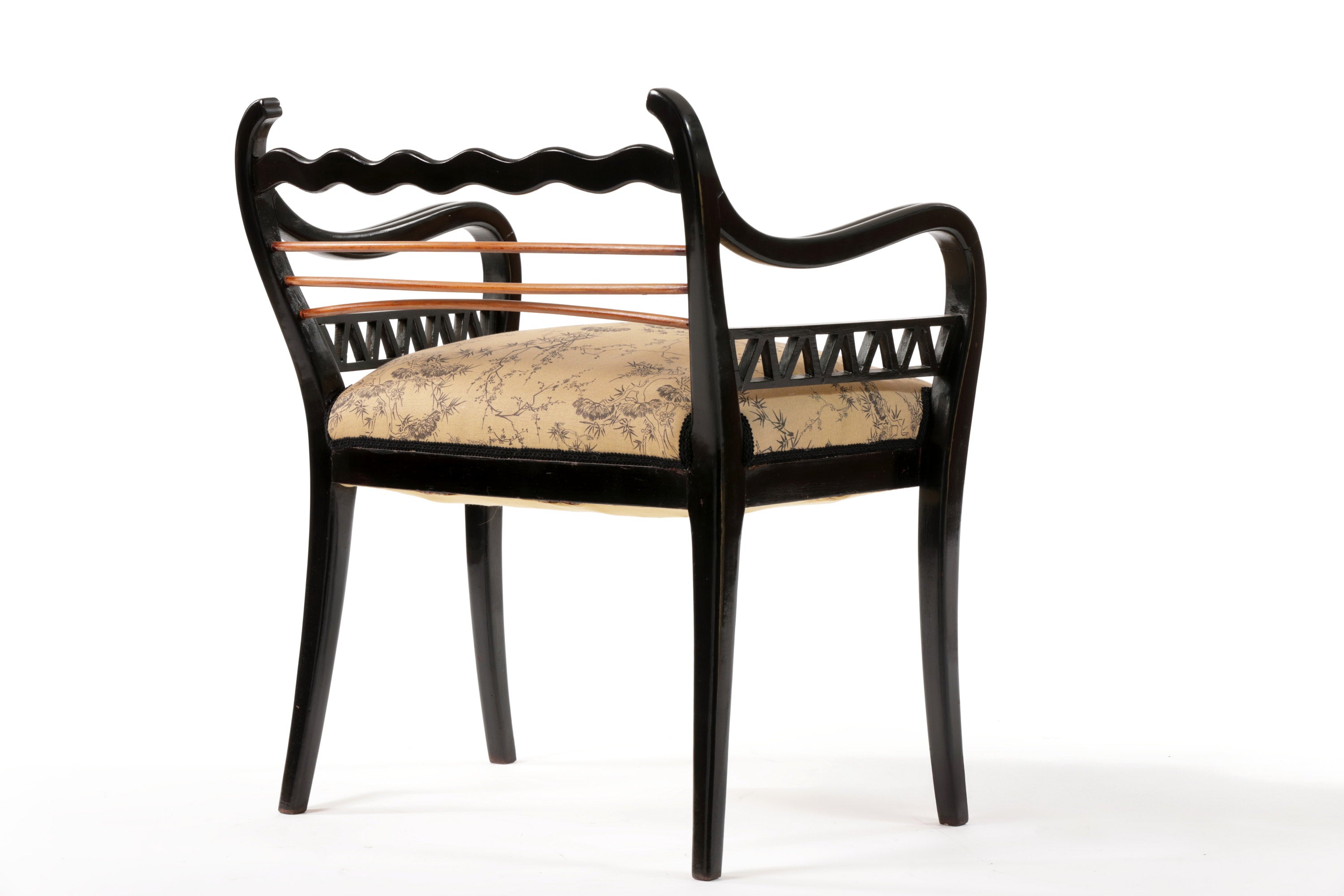 Armchair attributable to Paolo Buffa reinterpreted by t r i p l e f