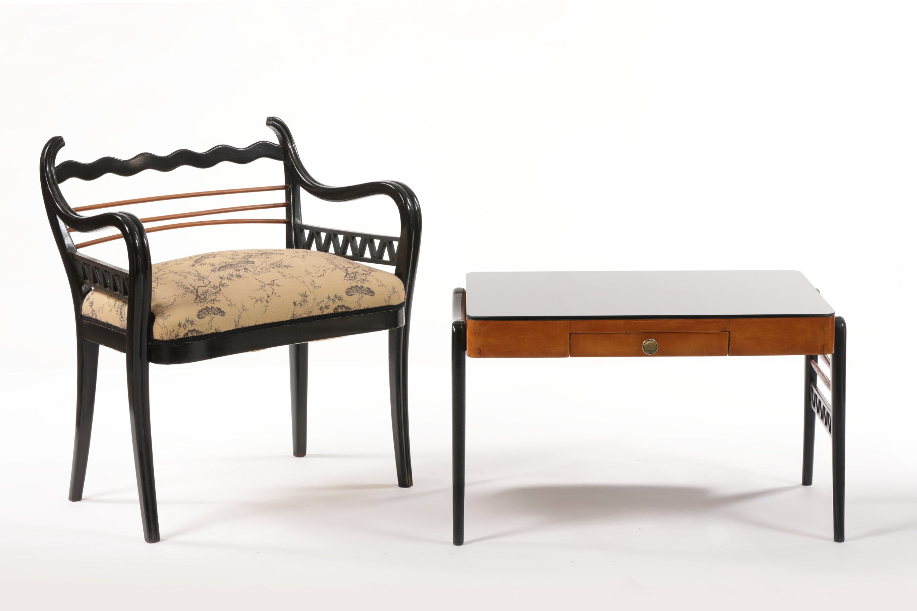 Armchair attributable to Paolo Buffa reinterpreted by t r i p l e f