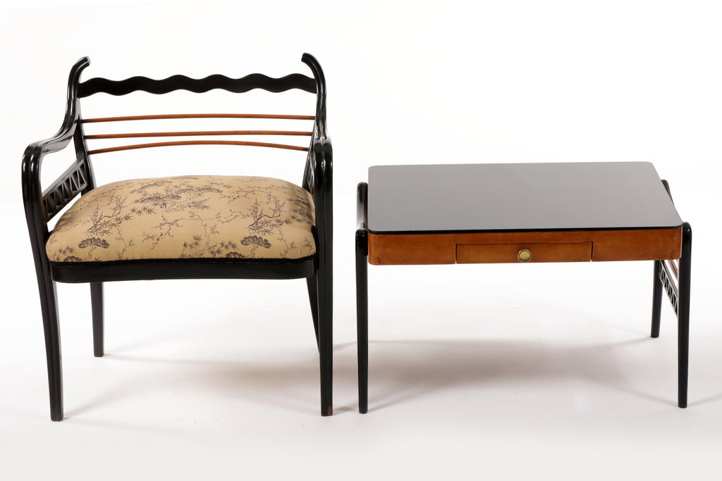 Armchair attributable to Paolo Buffa reinterpreted by t r i p l e f