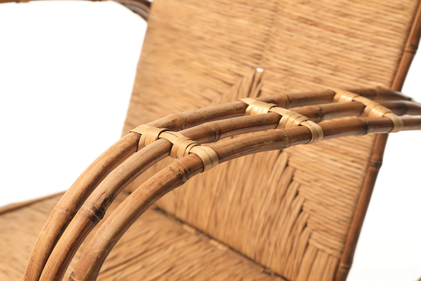 Poltrona bamboo e corda
