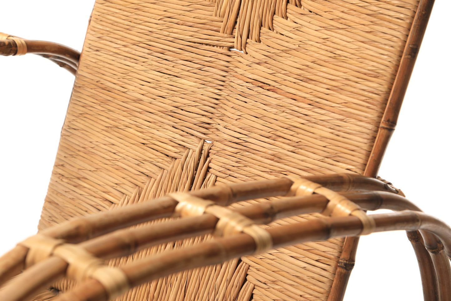 Poltrona bamboo e corda