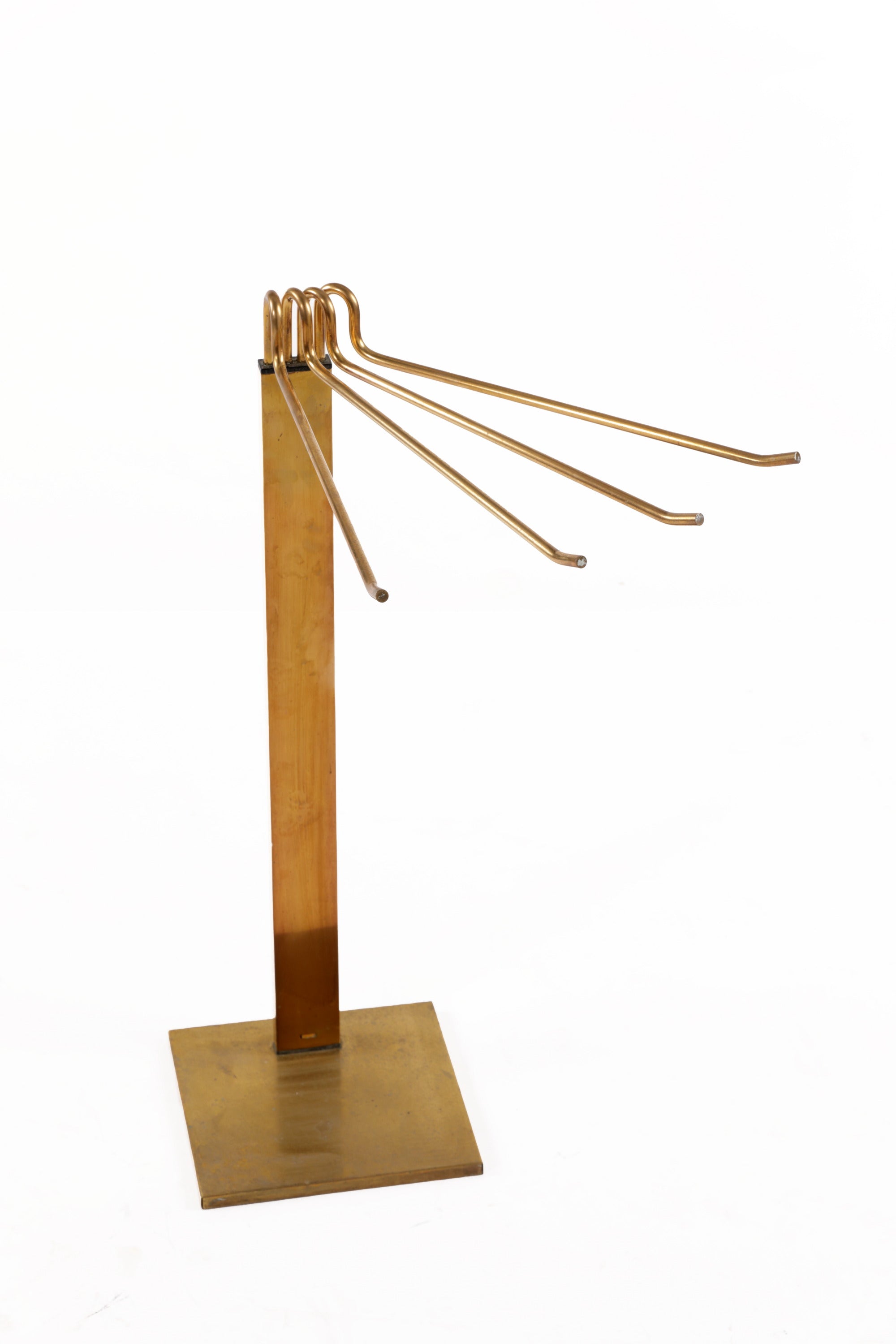 70's brass towel holder