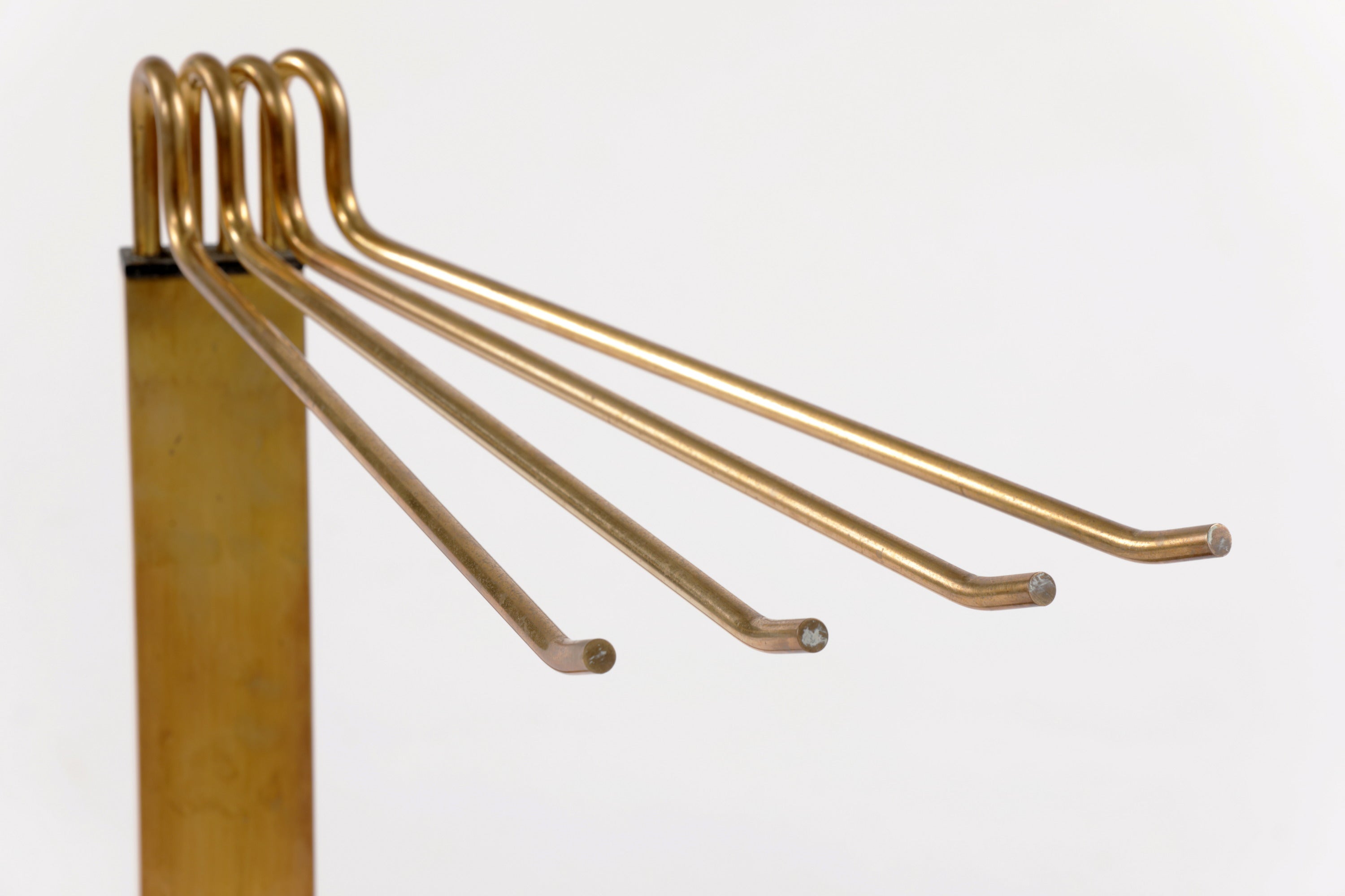 70's brass towel holder