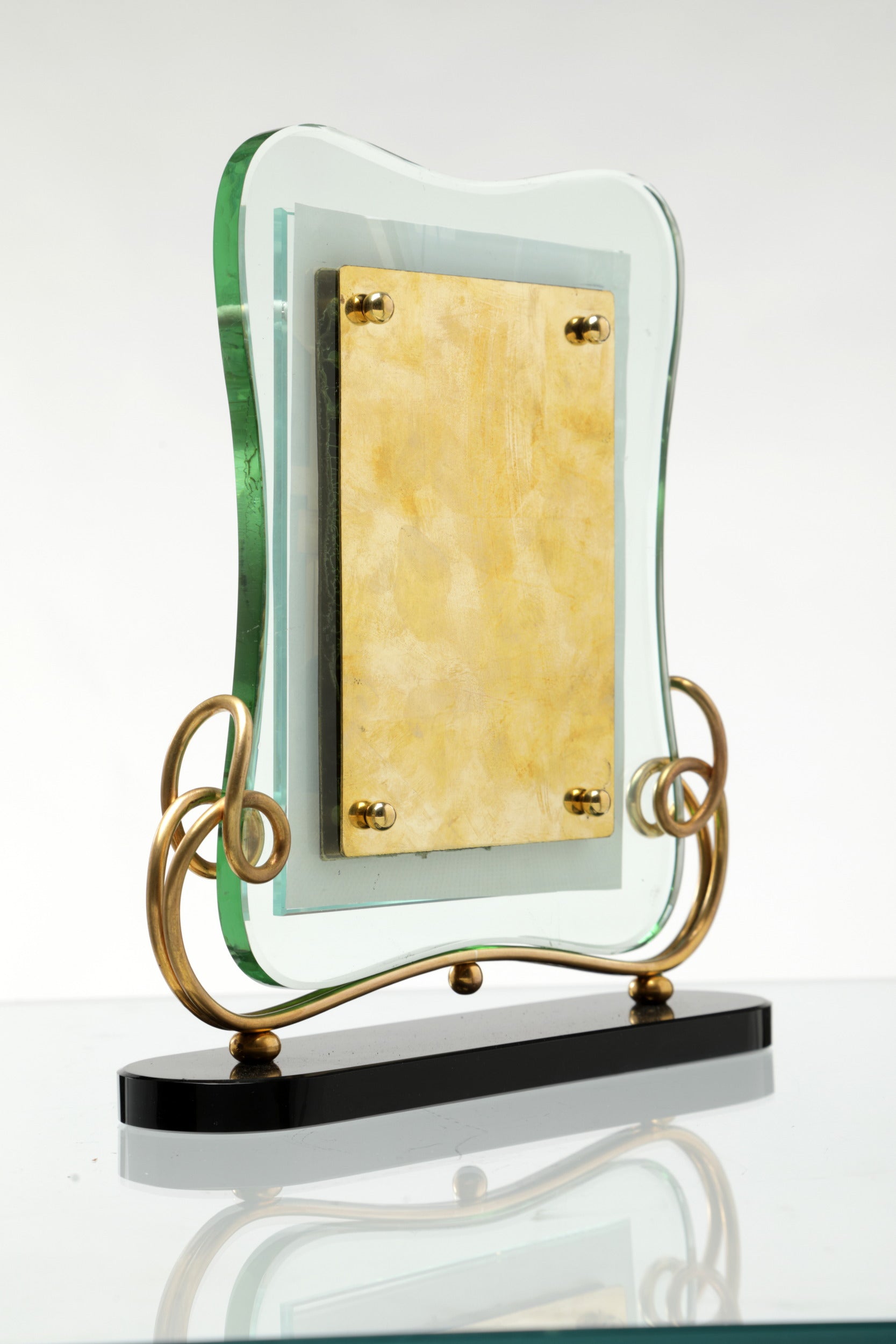 Table photo holder attributable to Fontana Arte from the 1950s