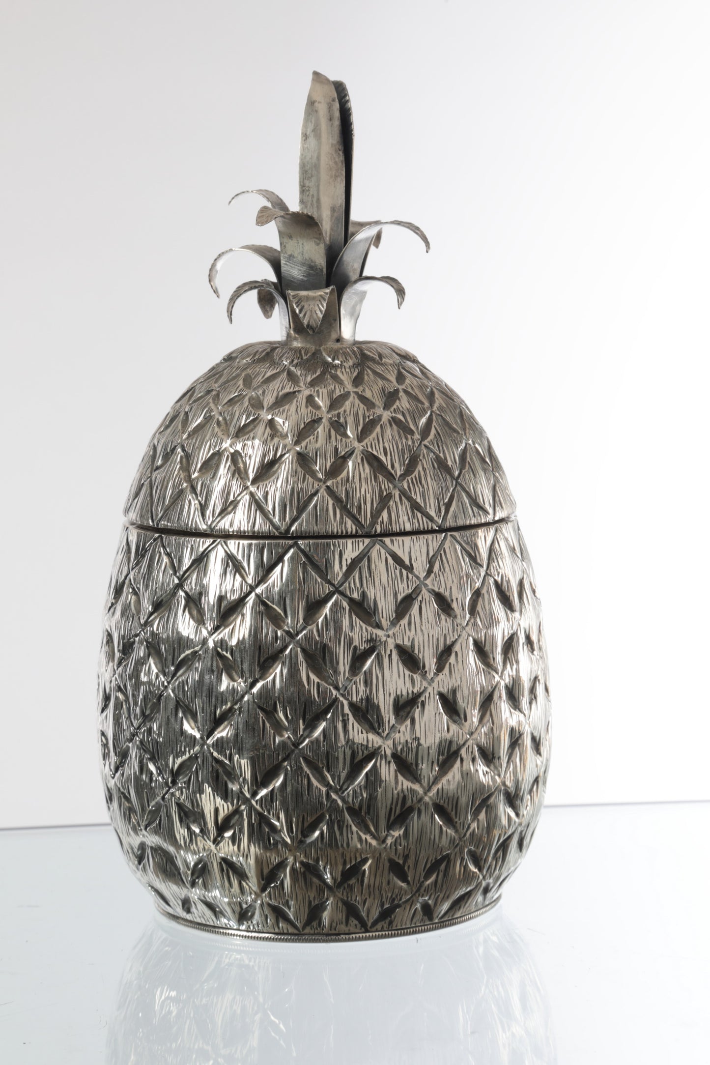 Portaghiaccio Ananas argento anni 70