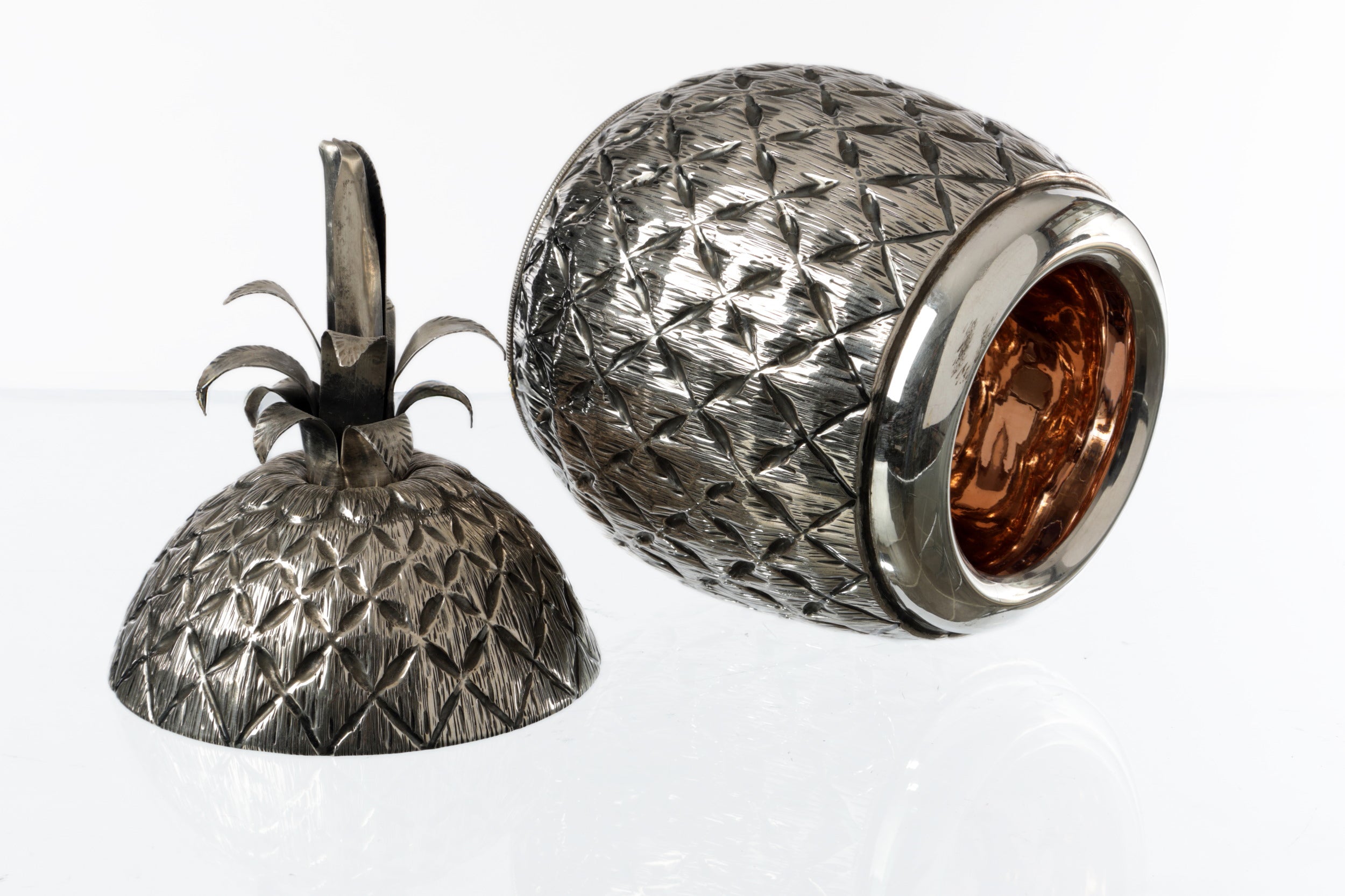Pineapple Ice Bucket Silver