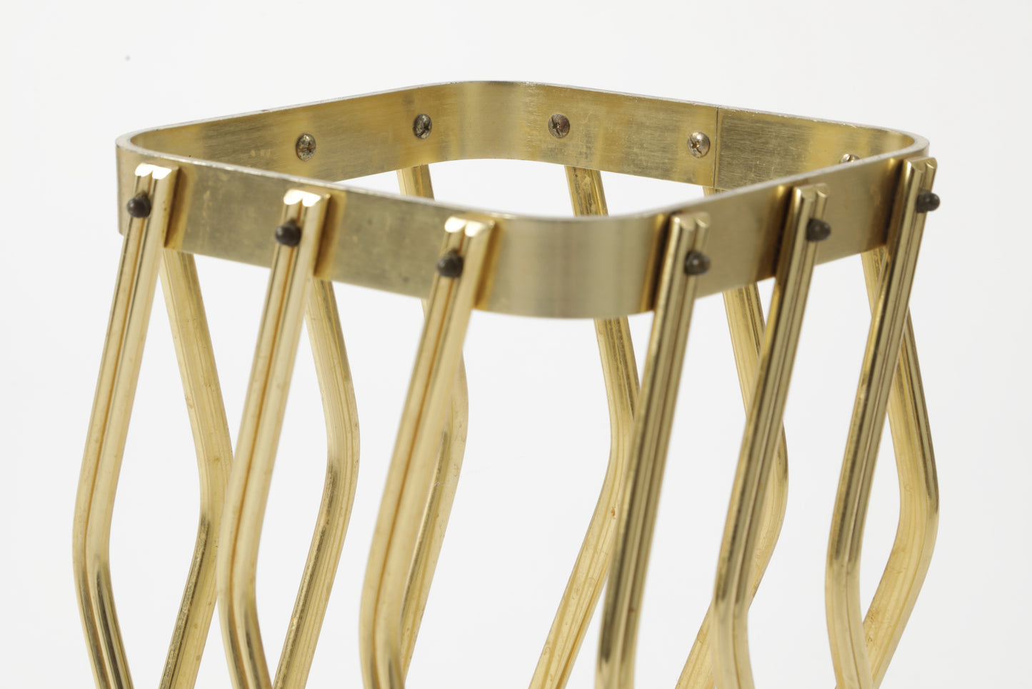 1970s brass umbrella stand