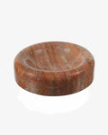 Red marble ashtray 70s