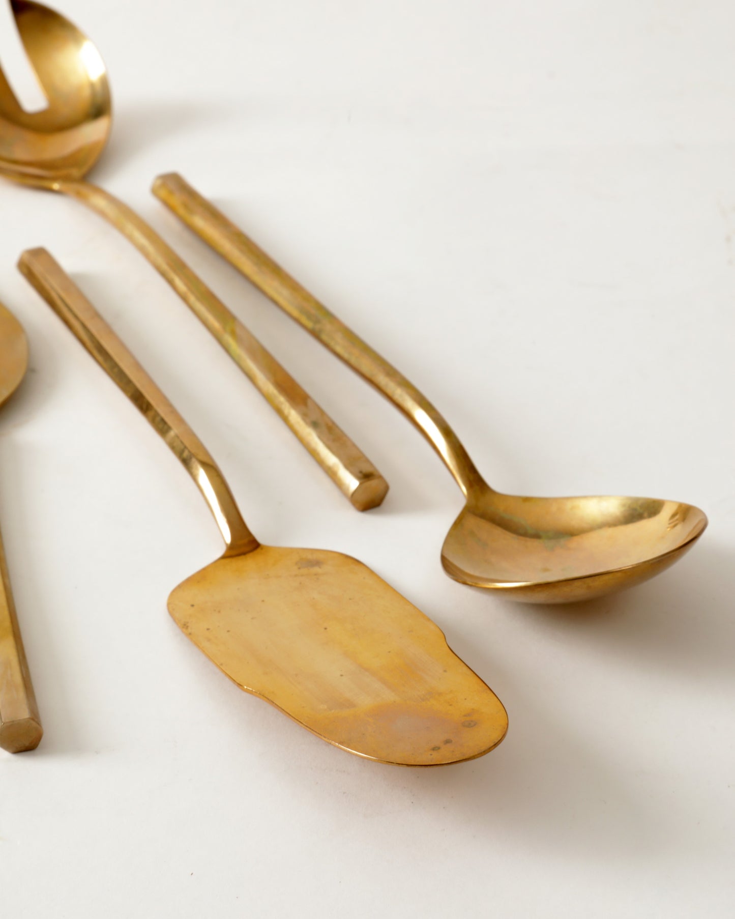 Posate anni 50 ottone con scatola