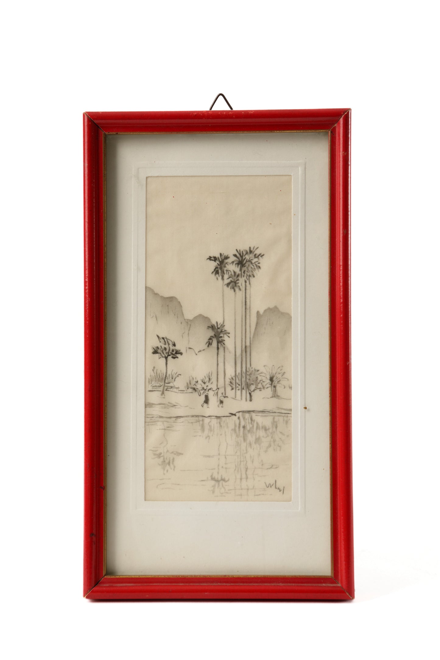 Quattro piccoli quadri china su seta anni 70