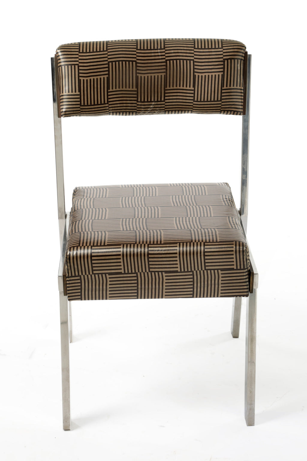 Four 70s steel chairs reinterpreted triplef