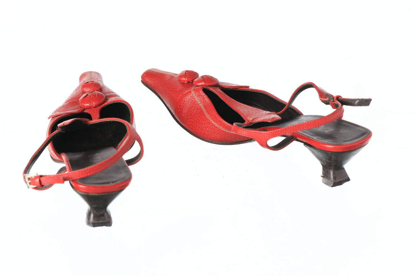 Prada 2000s red shoes