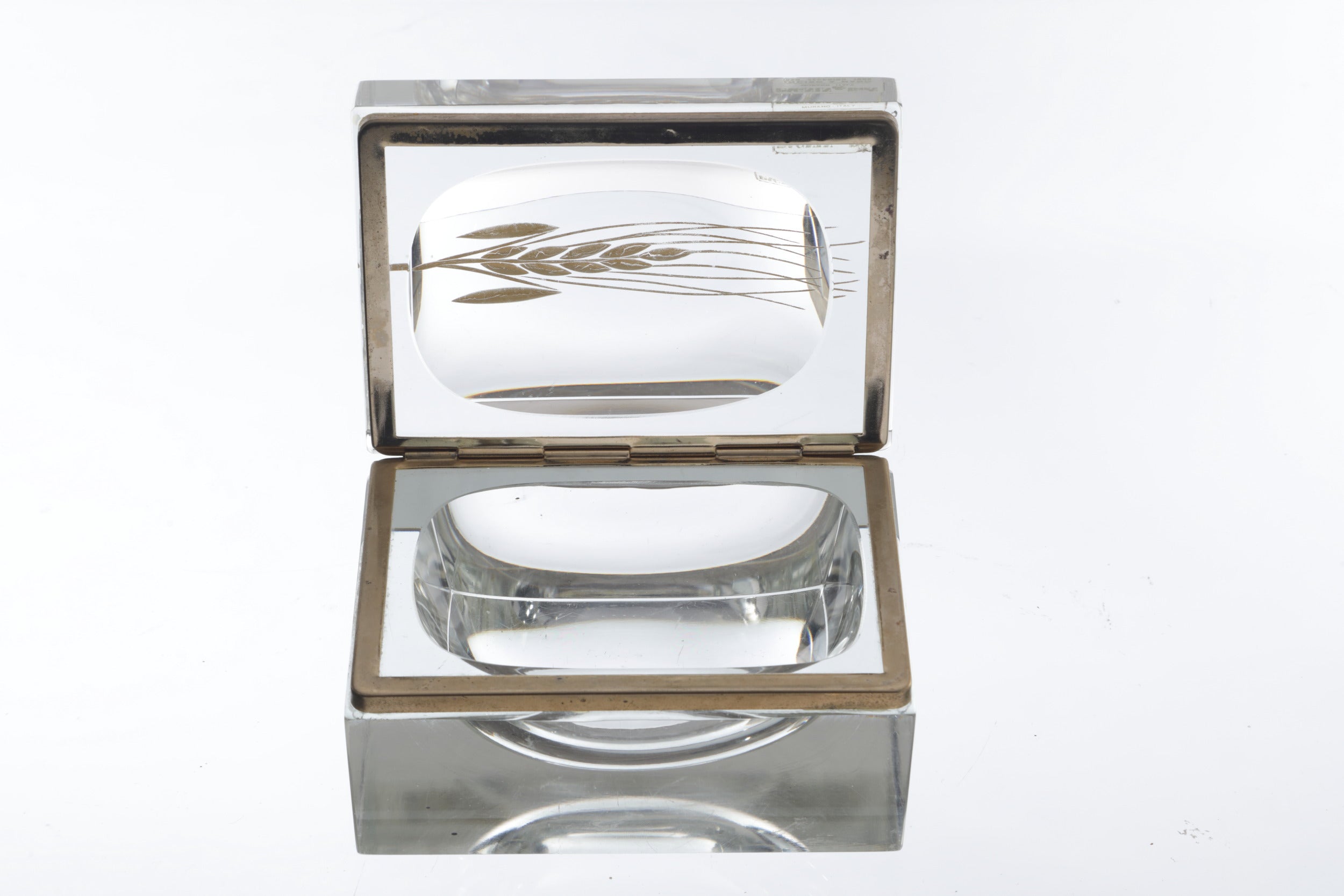 60s Murano Glass Box Pagnin & Bon