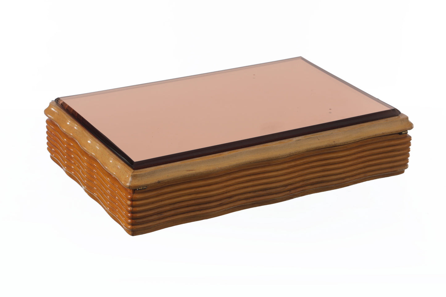 Scatola porta gioie attribuibile a Fontana Arte anni 50