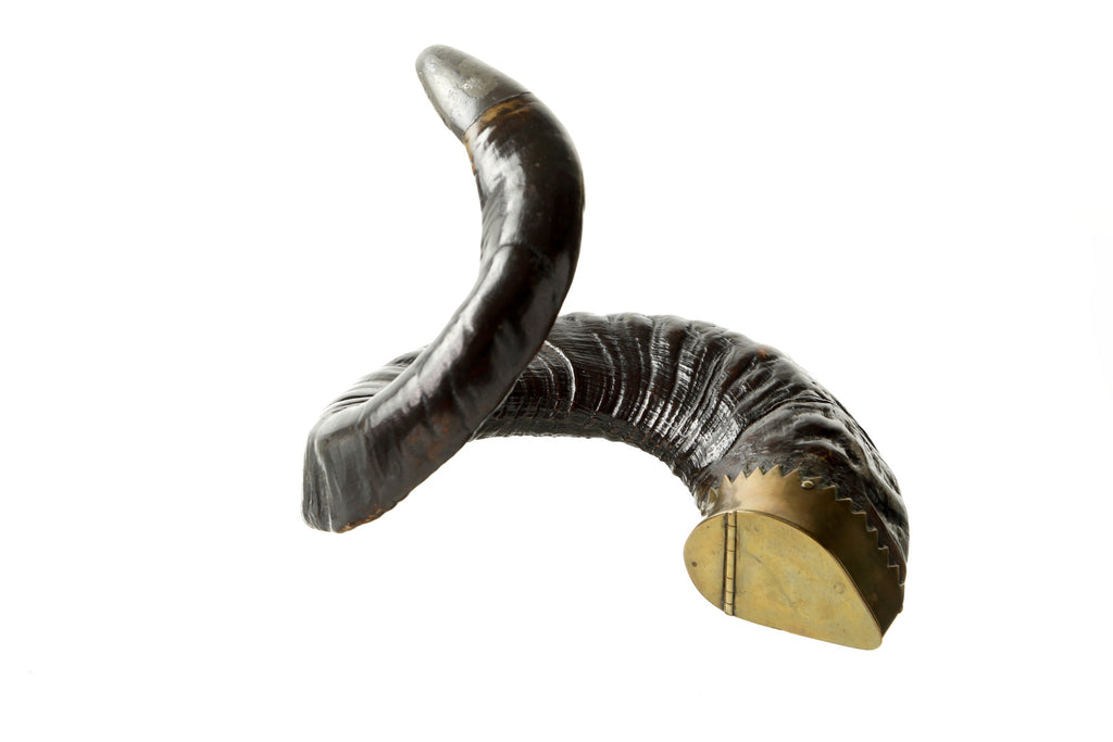 Scatola in ottone e corno fine 800