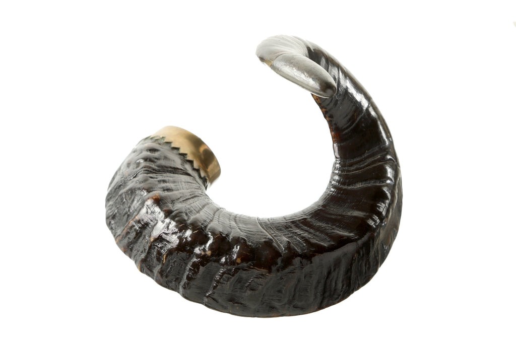 Scatola in ottone e corno fine 800