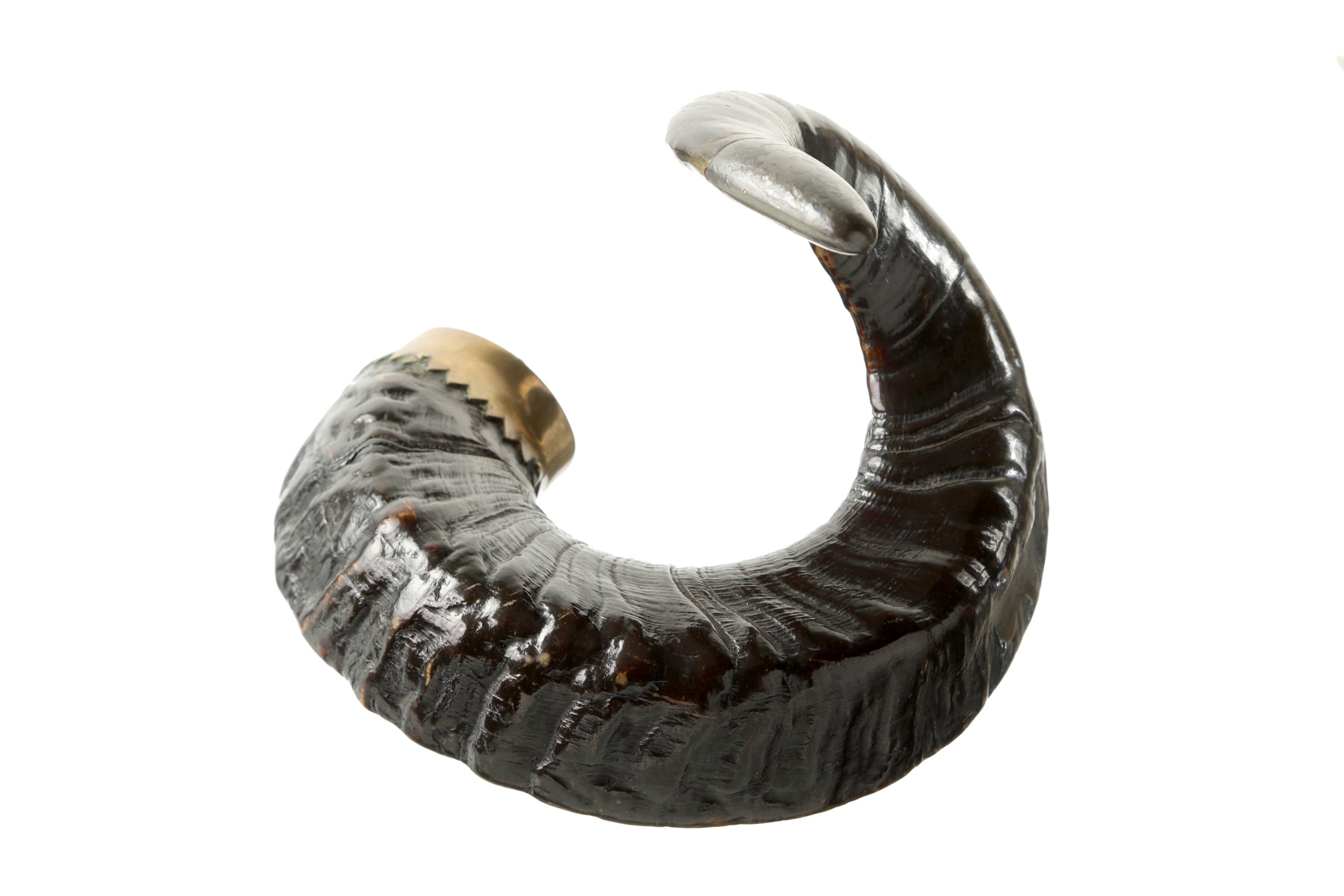 Scatola in ottone e corno fine 800